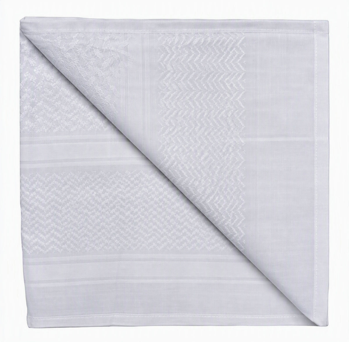 Saudi Shemagh Ghamaam - White