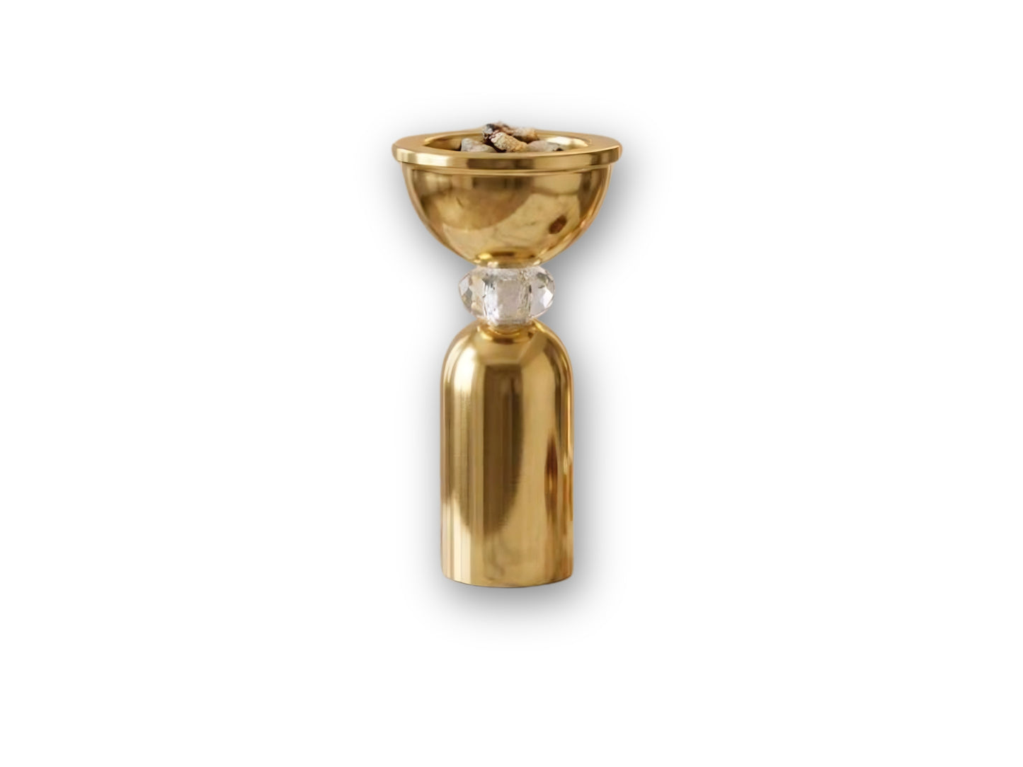 Crystal Bakhoor Burner - Gold