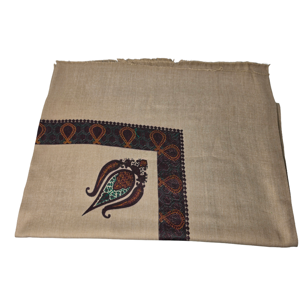 Yemeni Printed Shemagh - Desert Sand #04