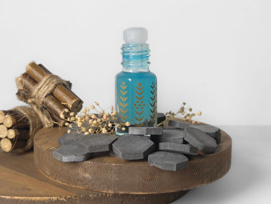 1/4 tola - 3g Blue Musk - White Musk with a hint of Shafi Oud, South Africa - Shafi Oud Fragrances, Luxury bottled Arabian Scents