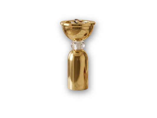 Crystal Bakhoor Burner - Gold