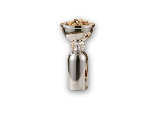 Crystal Bakhoor Burner - Silver