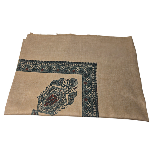 Yemeni Printed Shemagh - Desert Sand #01
