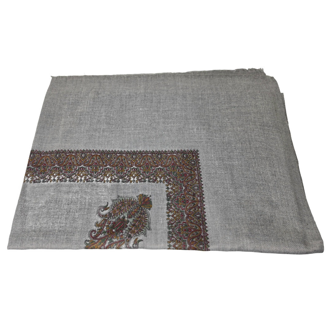 Yemeni Printed Shemagh- Grey