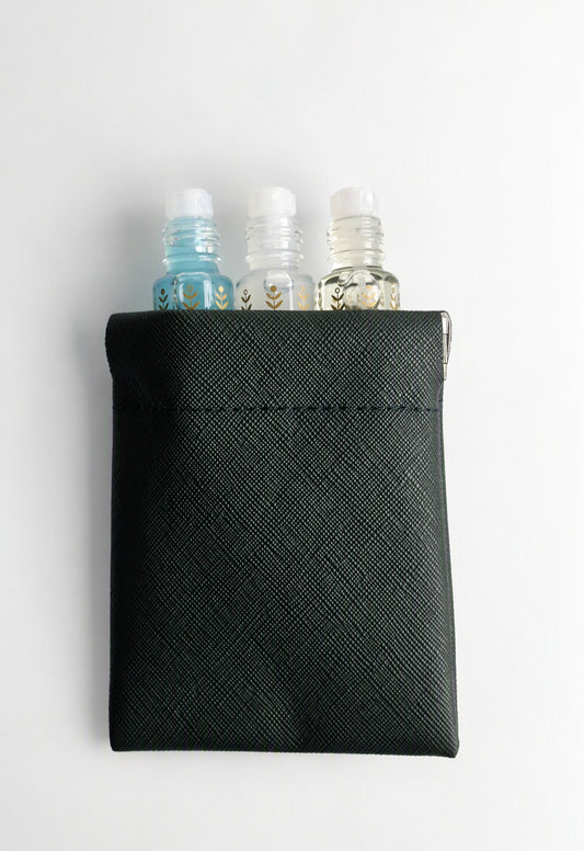 Magnetic Attar Pouch- Midnight Green