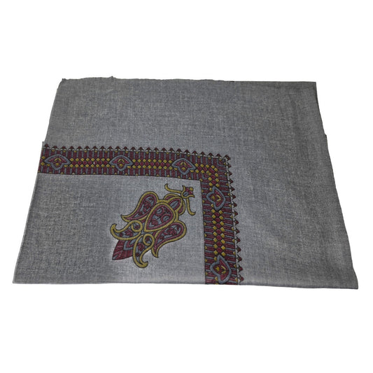 Yemeni Printed Shemagh-  Blue Slate