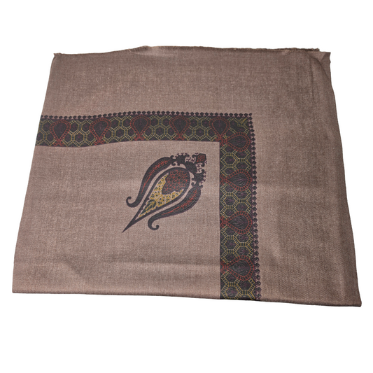 Yemeni Printed Shemagh - Qahwa #02