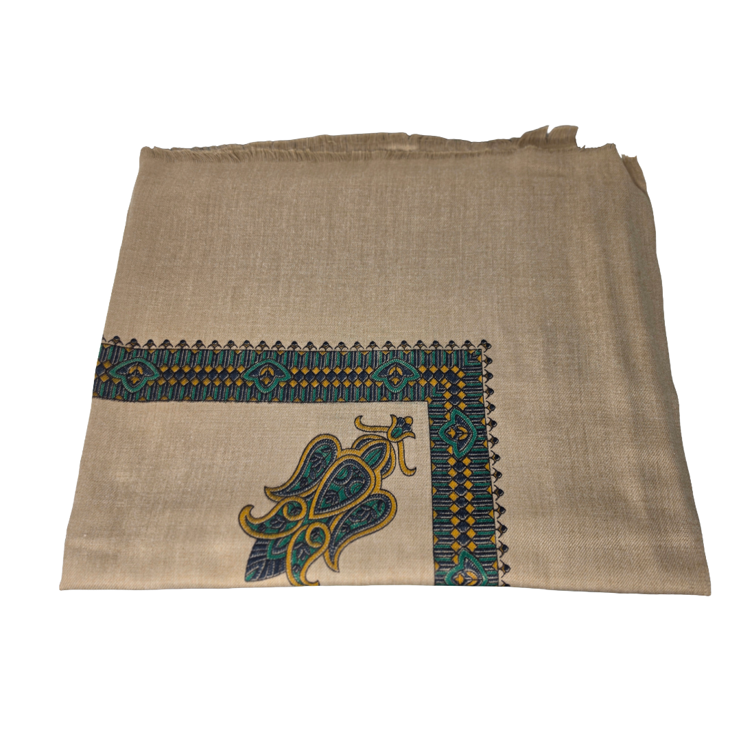 Yemeni Printed Shemagh - Desert Sand #02