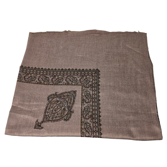 Yemeni Printed Shemagh - Mocha